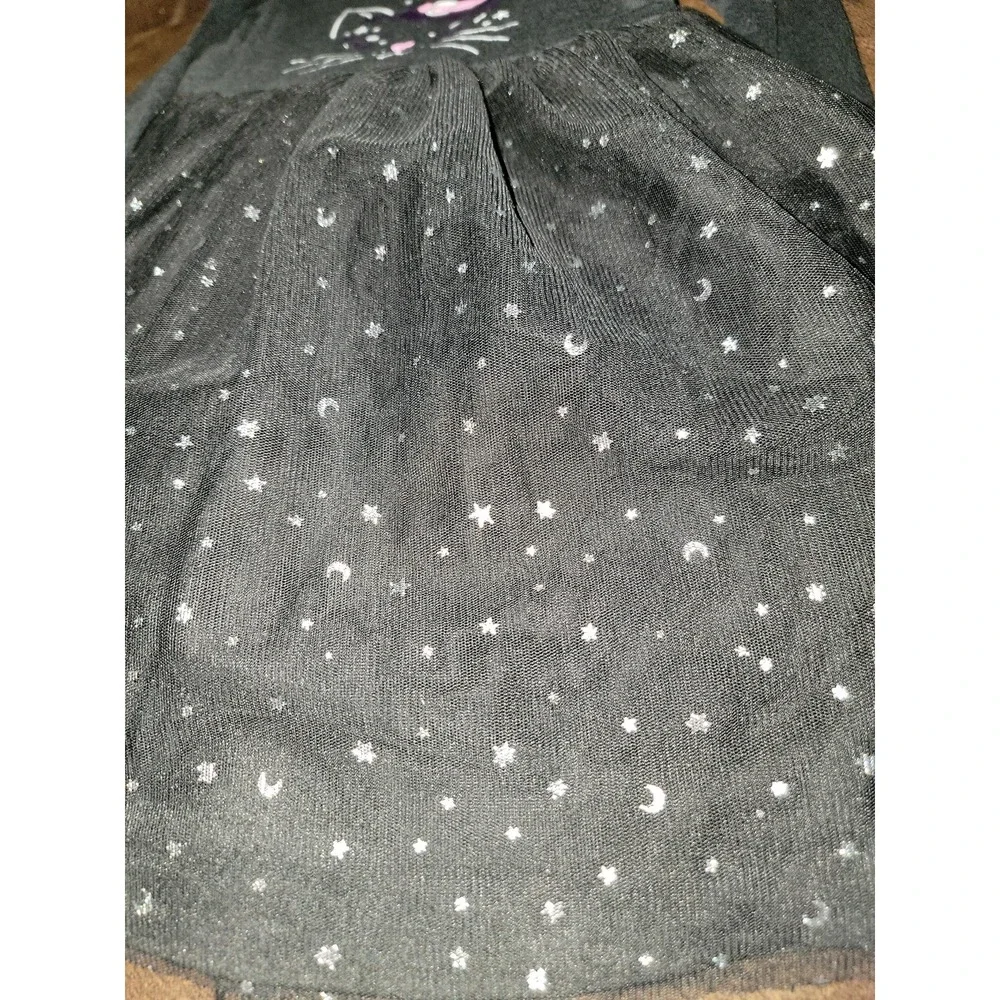 Jumping beans fall Halloween black cat witch hat dress size 2t